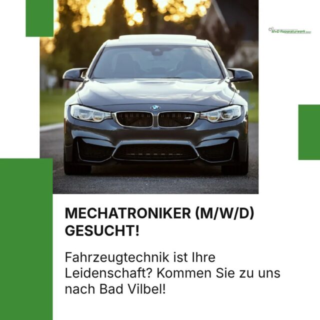 Dein Herz schlägt elektrisch? Wir bei Das Reparaturwerk suchen einen Mechatroniker (m/w/d) mit Leidenschaft für Technik!

Werde Teil unseres familiären Teams in Bad Vilbel und arbeite mit modernster Technik an spannenden Fahrzeugen.

Was wir bieten:
• Faire Bezahlung
• Regelmäßige Weiterbildungen
• Ein respektvolles Arbeitsumfeld

Bewerbung an: info@das-reparaturwerk.de

#Stellenangebot #MechatronikerGesucht #BadVilbel