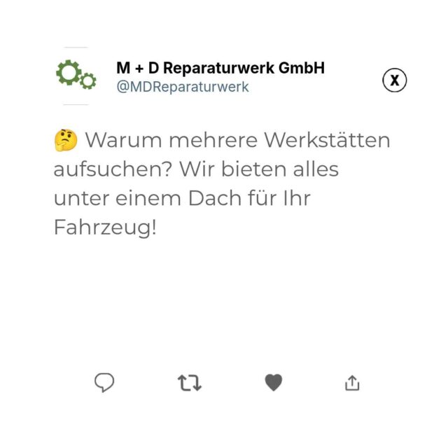 Warum verschiedene Fachwerkstätten aufsuchen, wenn Sie bei uns alles unter einem Dach bekommen? 🚗

Von der Standard-Inspektion über Smart-Repair bis hin zu HU+AU – wir kümmern uns um alle Marken und Modelle. Unser erfahrenes Team steht für qualitativ hochwertige Arbeit und transparente Preise.

Vereinbaren Sie jetzt Ihren Termin: 06101 9891878
#KfzService #BadVilbel #Autoreparatur