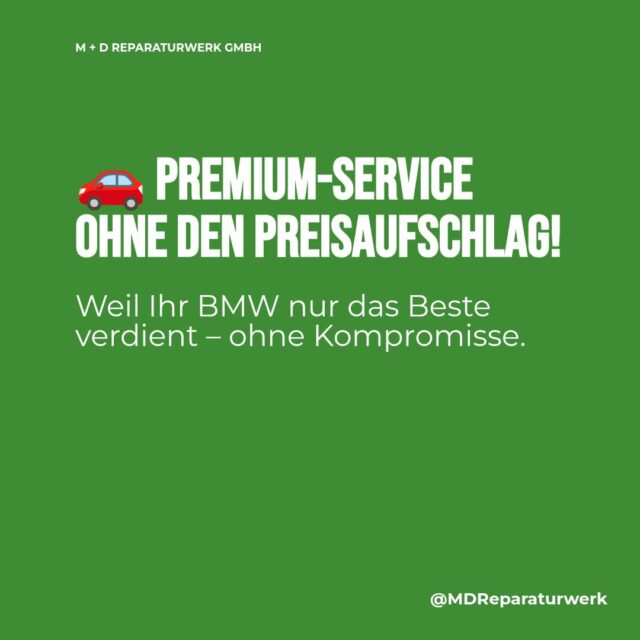 🔧 BMW-Fahrer aufgepasst: Ihr Fahrzeug verdient Premium-Service ohne Premium-Aufpreis!

Bei uns im Reparaturwerk erhalten Ihre BMW-Modelle die professionelle Betreuung durch speziell geschulte Techniker – mit modernster Diagnosetechnik und Originalteilen.

Und das Beste: Ihre Herstellergarantie bleibt vollständig erhalten.

Termin vereinbaren?

#BMWService #Fahrzeugpflege #BadVilbel