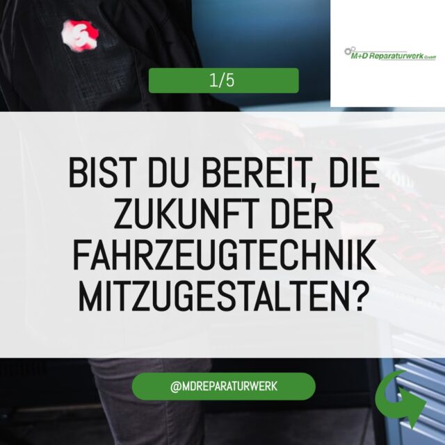 Dein Herz schlägt elektrisch? ⚡️ Wir suchen einen Mechatroniker (m/w/d) mit Leidenschaft für innovative Technik!

Bei uns im Reparaturwerk erwarten dich modernste Ausstattung, ein eingespieltes Team und vielfältige Weiterbildungsmöglichkeiten.

Werde Teil unserer Werkstattfamilie in Bad Vilbel und gestalte mit uns die Zukunft der Fahrzeugtechnik.

Bewerbung und Fragen an: info@das-reparaturwerk.de oder 06101-9891878

#Karriere #Mechatroniker #BadVilbel #Stellenangebot