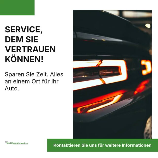 Ihr Auto. Unsere Expertise. Alles unter einem Dach. ✓

Egal ob Inspektion, Karosseriearbeiten oder Reifenwechsel – wir kümmern uns um alle Fabrikate mit Sorgfalt und Transparenz. HU+AU direkt bei uns im Haus, ohne extra Wege.

Termin vereinbaren? Rufen Sie uns an: +4961019891878

#AutowerkstattBadVilbel #MeisterService #AlleMarken