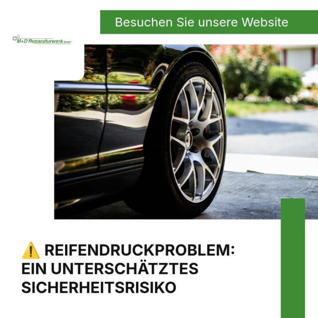 Der richtige Reifendruck kann Leben retten! Zu niedrig = längerer Bremsweg und erhöhter Spritverbrauch. Zu hoch = schlechtere Bodenhaftung bei Nässe.

Unsere Empfehlung: Überprüfen Sie den Reifendruck alle 2 Wochen und vor längeren Fahrten. Auch auf Risse oder ungleichmäßige Abnutzung achten!

Unsicher? Wir helfen gerne bei der Kontrolle.

📞 +4961019891878
#Verkehrssicherheit #Reifendruck #Fahrzeugsicherheit